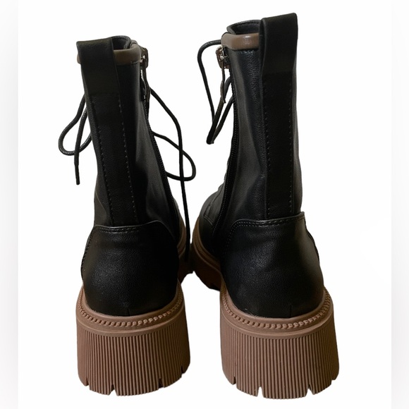 Chunky Lug Combat Boots - Picture 11 of 14